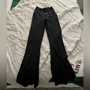 Aerie cross over flared leggings